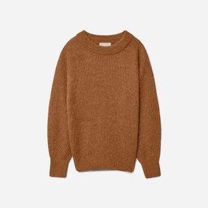 Everlane Oversized Alpaca Crew - Size S - Dark Copper